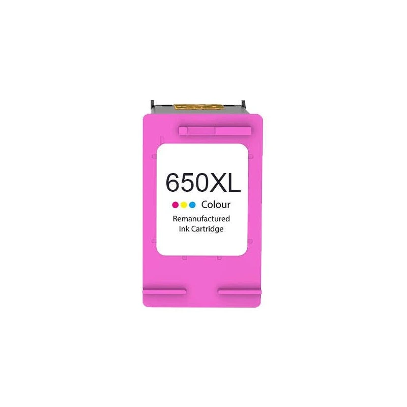 HP 650XL Color Cartucho de Tinta Remanufacturado - Reemplaza CZ102AE