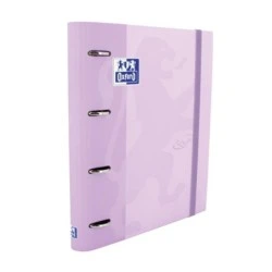 Classeur à anneaux Oxford Europeanbinder Touch A4+ avec grille de remplacement 5x5 - Couverture extra rigide - Fermeture