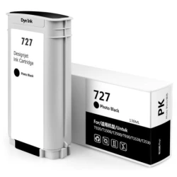 HP 727 Negro Mate Cartucho de Tinta Pigmentada Generico - Reemplaza B3P22A/C1Q12A