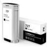 HP 727 Noir Mate Cartouche d'encre Pigmentée Générique - Remplace B3P22A/C1Q12A