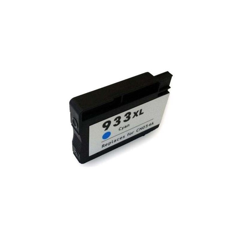 HP 933XL Cyan Cartouche d'encre Générique - Remplace CN054AE