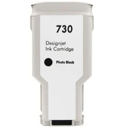 HP 730 Tinteiro Preto Photo Genérico - Substitui P2V73A/P2V67A