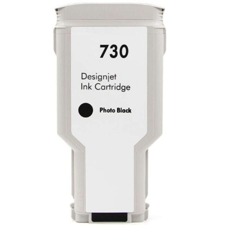 HP 730 Tinteiro Preto Photo Genérico - Substitui P2V73A/P2V67A