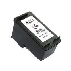 HP 350XL Noir Cartouche d'encre Remanufacturée - Remplace CB336EE/CB335EE