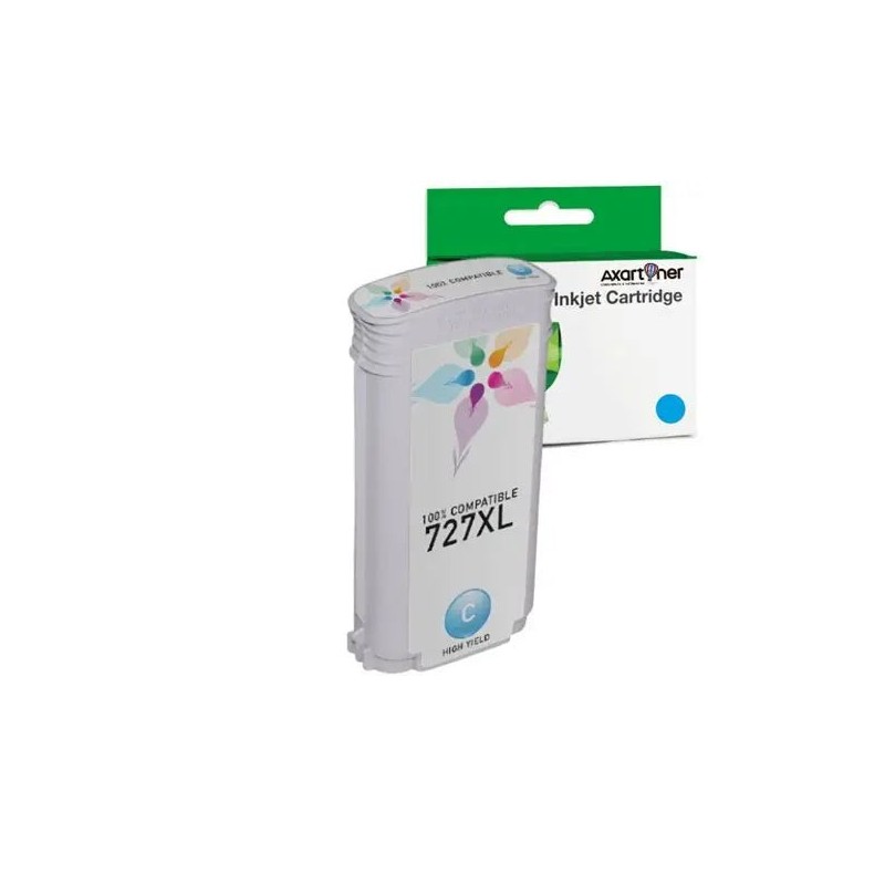 HP 727 Cyan Cartouche d'encre Générique - Remplace B3P19A/F9J76A