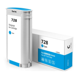 HP 728 Cyan Compatible Ink Cartridge - Replaces F9J67A/F9J63A