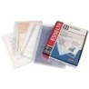 Esselte Pacote de 100 mangas porta-documentos A4 PP multifuros 80 mícrons - 11 furos - qualidade padrão - textura de cristal