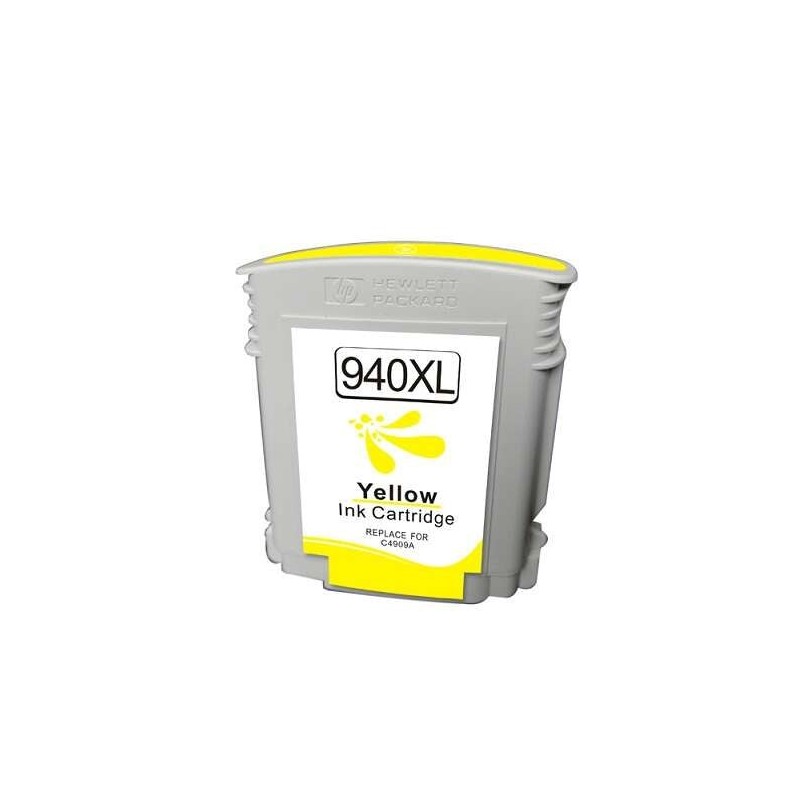 HP 940XL Jaune Cartouche d'encre Générique - Remplace C4909AE