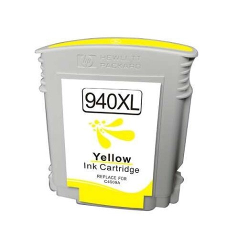 HP 940XL Jaune Cartouche d'encre Générique - Remplace C4909AE