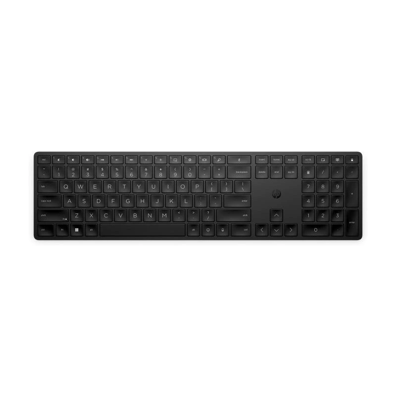 HP 455 Teclado Inalambrico Programable 2.4GHz - Mas de 20 Teclas Programables - Teclas Contorneadas con Recorrido 2 mm - Patas