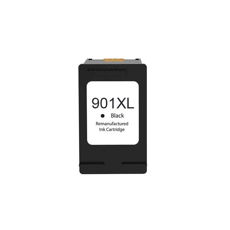HP 901XL Black Remanufactured Ink Cartridge - Replaces CC653AE/CC654AE