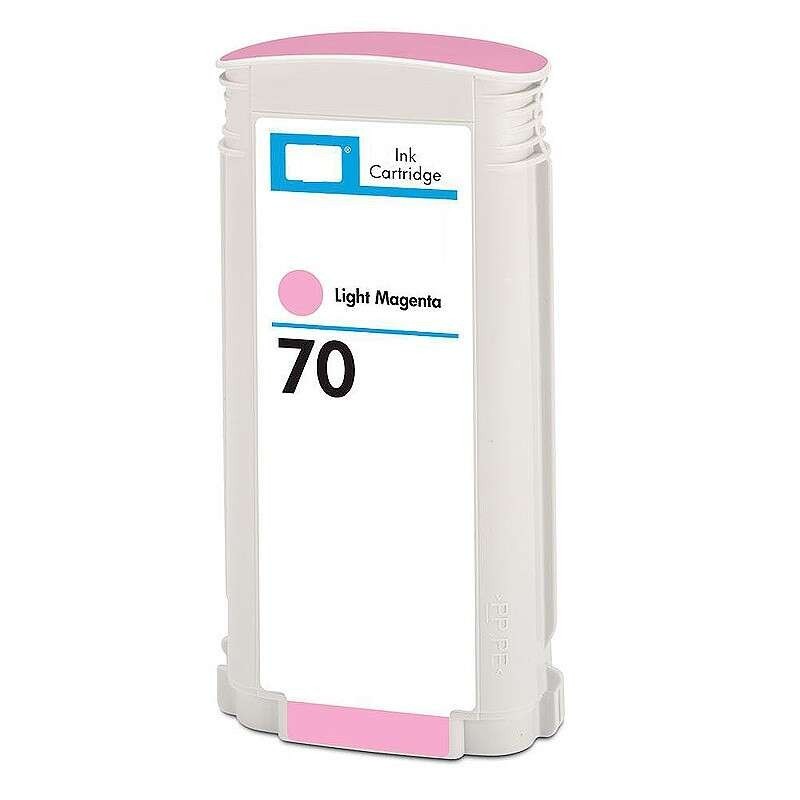 HP 70 Light Magenta Compatible Pigment Ink Cartridge - Replaces C9455A