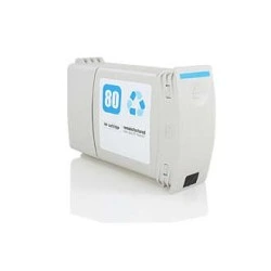 HP 80 Cyan Cartouche d'encre Générique - Remplace C4846A