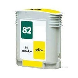 HP 82 Jaune Cartouche d'encre Générique - Remplace C4913A