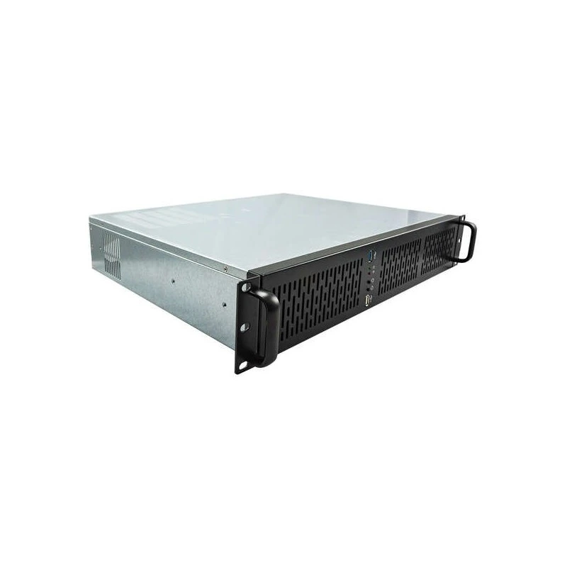 Unykach UK2129 Caja Rack 2U 19" - Tamaños de Disco Soportados 2.5", 3.5" - Filtro Frontal Antipolvo - USB-A 2.0/3.0 y Audio
