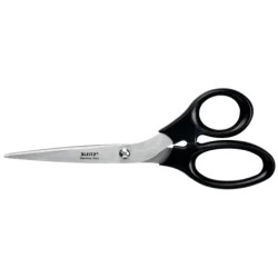 Leitz Tesoura de Aço Inoxidável 20cm - Pega Ergonómica - Cor Preto