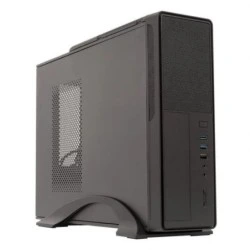 Unykach UK2010 ITX Tower Case, MicroATX - 450W Power Supply Included - Supported Drive Size 3,5", 2,5" - USB-A 3,0/2,0 and Audio