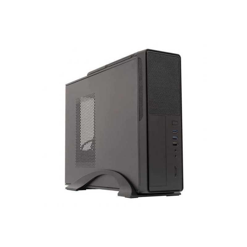 Unykach UK2010 ITX Tower Case, MicroATX - 450W Power Supply Included - Supported Drive Size 3,5", 2,5" - USB-A 3,0/2,0 and Audio