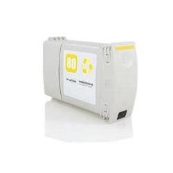 HP 80 Yellow Compatible Ink Cartridge - Replaces C4848A