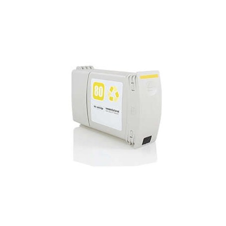 HP 80 Tinteiro Amarelo Genérico - Substitui C4848A
