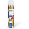 Staedtler Noris 120 Pack of 12 Hexagonal Graphite Pencils + Eraser - 2mm Ultra-resistant HB Lead - Wood from Sustainable Forests