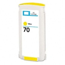 HP 70 Jaune Cartouche d'encre Pigmentée Générique - Remplace C9454A