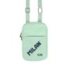Milan Collection 430 Small Shoulder Bag - Bag Size 19x2,3x12,8cm - Zipper Closure - Aluminum Carabiner - Color Green