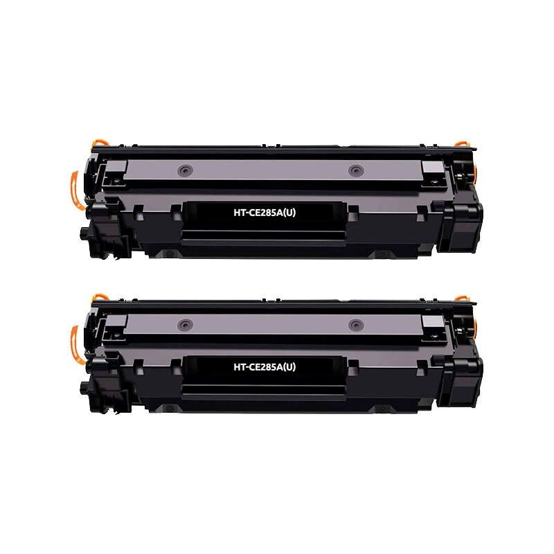 Canon 728/725/712/713/726 Black Pack of 2 Compatible Toner Cartridges - Replaces 3500B002/3484B002/1870B002/1871B002/3483B002
