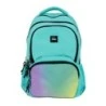 Mochila escolar Milan Sunset 25L - Bolsos laterais em malha - Compartimento interno para laptop - 4 zíperes - 46,5x30x17cm