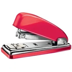 Petrus 226 WOW Metallic Stapler + Box of 200 Staples - Up to 30 Sheets - Closed, Open and Nailed Stapling - Metallic Red Color