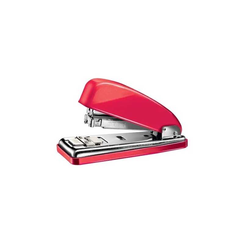 Petrus 226 WOW Metallic Stapler + Box of 200 Staples - Up to 30 Sheets - Closed, Open and Nailed Stapling - Metallic Red Color