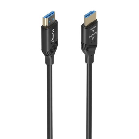 Câble HDMI Aisens V2.1 AOC Ultra Haut Débit - HEC 8K@60HZ 4K@120HZ 4:4:4 48GBPS - 20m - Couleur Noir