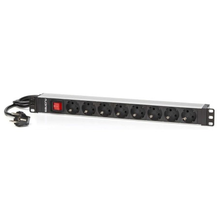 Salicru SPS PDU Power Strip Power Distribution Unit - 8 Schuko Type Outlets - Color Black