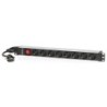 Salicru SPS PDU Power Strip Power Distribution Unit - 8 Schuko Type Outlets - Color Black