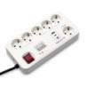 Salicru SPS SAFE MASTER+ Multiprise Protections Électriques Actives Dernière Génération - 6 Prises Schuko - 1xUSB-A, 2xUSB-C