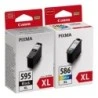 Canon PG-595XL/CL-586XL Multipack de 2 Tinteiros Originais - 7170C004