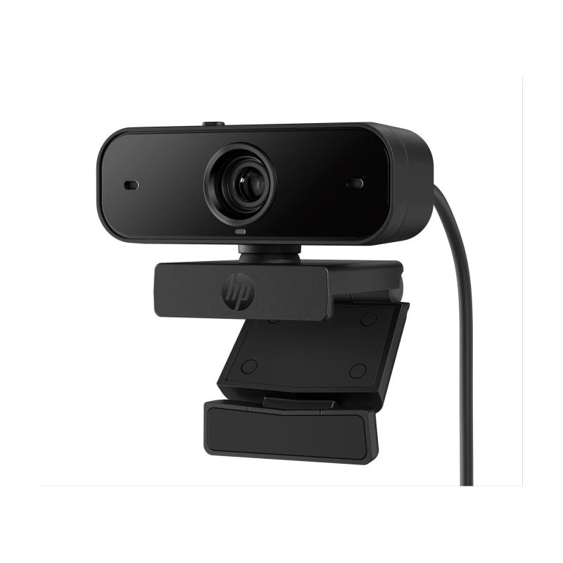 Webcam HP 435 Full HD 1080p - Autofocus - Correction automatique de la lumière et des couleurs - Champ de vision 85° - Double