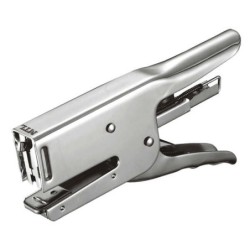 Dohe Pliers Stapler - Made of Steel - Accepts 22/6, 24/6 and 26/6 Staples - Chrome Color