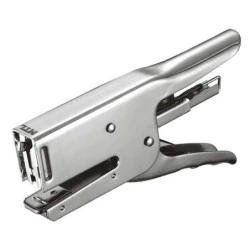 Dohe Pliers Stapler - Made of Steel - Accepts 22/6, 24/6 and 26/6 Staples - Chrome Color
