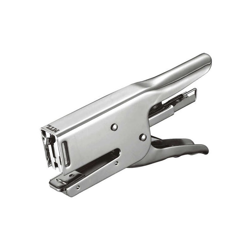 Dohe Pliers Stapler - Made of Steel - Accepts 22/6, 24/6 and 26/6 Staples - Chrome Color