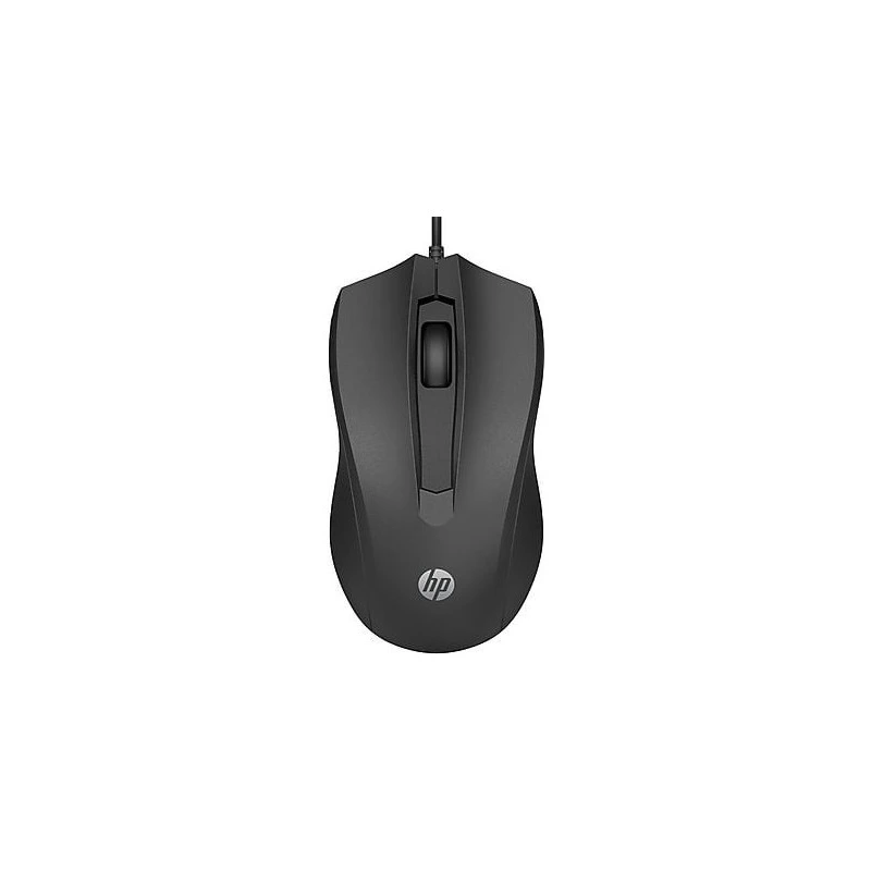 HP 105 USB Mouse - 1600 DPI Optical Sensor - Ambidextrous Ergonomic Design - 3 Buttons with Scroll Wheel - Lightweight and