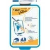 Bic Velleda School Blackboard Two White and Millimeter Surfaces + 1 Velleda Blue Marker + 1 Eraser - Dimensions: 26x19 cm