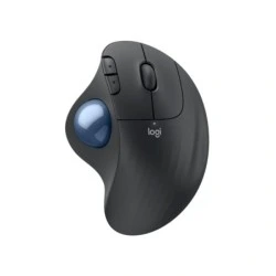 Logitech Ergo M575S Wireless Trackball Mouse USB 2000dpi - 5 Buttons - Right-handed Use - Graphite Gray Color