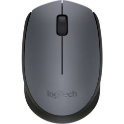 Souris sans fil Logitech M170 1000dpi - 3 boutons - Utilisation ambidextre - Couleur Gris/Noir