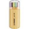 Stabilo Point 88 Zebrui Pack de 20 Feutres à Pointe Fine Fibre - Trait de 0.4 mm - Encre à Base d'Eau - Couleurs Assorties