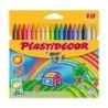 Bic Kids Plastidecor Boîte de 18 Crayons Cire - Extra résistants - Faciles à tailler - Ne tachent pas