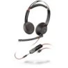 Casque HP Poly Blackwire 5220 USB-C avec microphone - Suppression du bruit - Bandeau en métal rembourré - Coussinets d'oreille