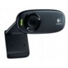 Logitech C310 Webcam HD 720p - 5Mpx - USB 2.0 - Microfone integrado - Ângulo de visão 60º - Foco fixo - Cabo 1,50 - Cor preta