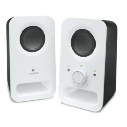 Logitech Z150 Multimedia Speakers 2,0 6W - 3,5mm Jack Input - Headphone Jack - 1,80m Cable - White Color