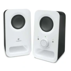 Logitech Z150 Multimedia Speakers 2,0 6W - 3,5mm Jack Input - Headphone Jack - 1,80m Cable - White Color